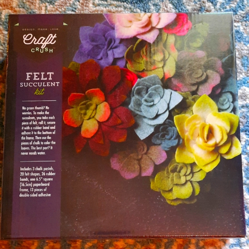 Craft Crush Felt Succulent Kit